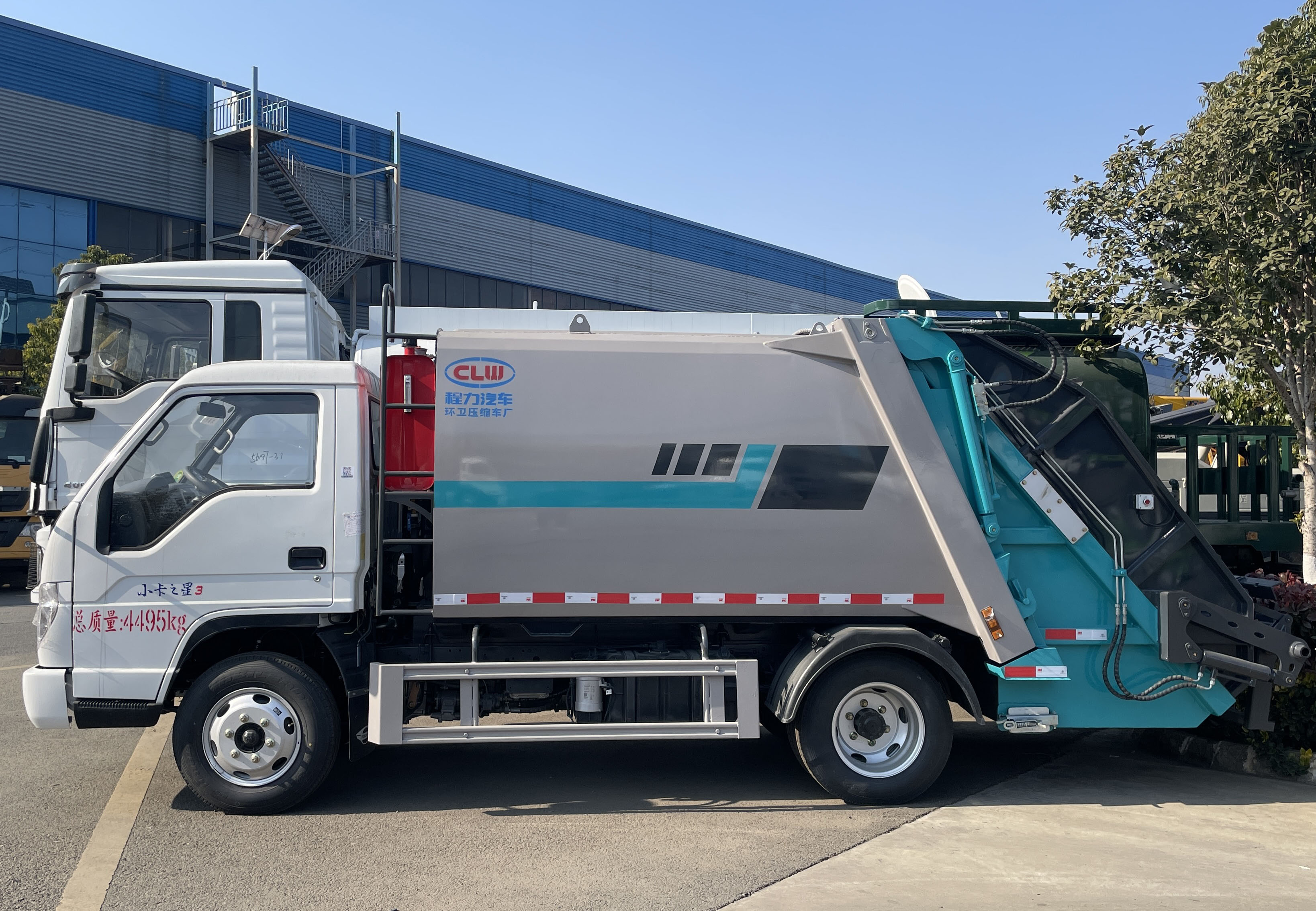 福田小卡之星藍(lán)牌壓縮垃圾車(chē)